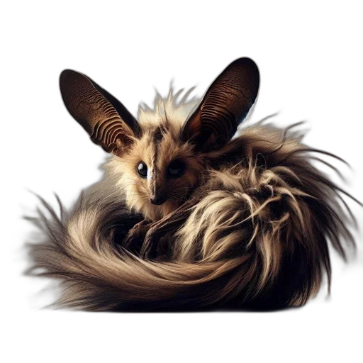 hair, animal, dragon, creature transparent PNG cut-out
