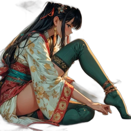 dress, dragon, sword, weapon transparent PNG cut-out