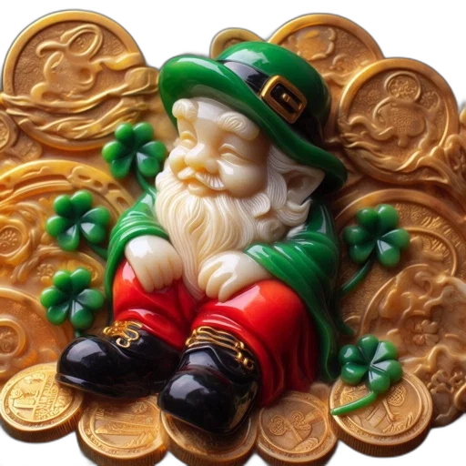 image, shows, leprechaun-inspired, statue transparent PNG cut-out