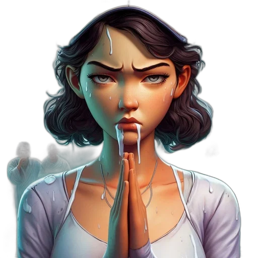 staff, face, comic book art, concept art transparent PNG cut-out