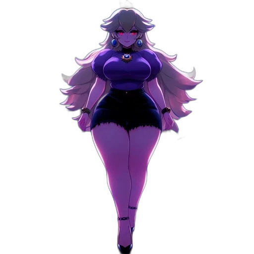 dress, creature, staff, robot transparent PNG cut-out