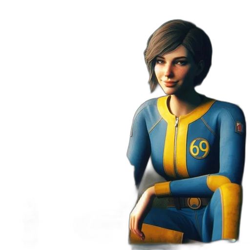 jacket, robot, staff, face transparent PNG cut-out