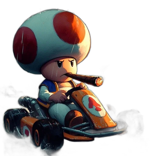car, concept art, 3d render, pixel art transparent PNG cut-out