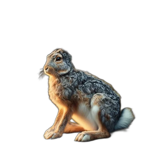 animal, creature, staff, 3d render transparent PNG cut-out