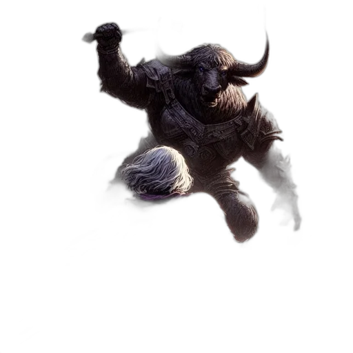 animal, creature, dragon, hair transparent PNG cut-out
