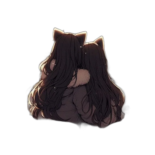 hair, mask, crown, creature transparent PNG cut-out