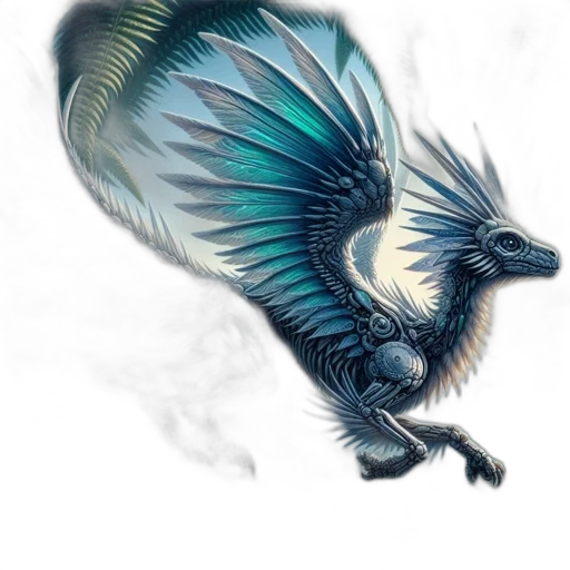 dragon, creature, animal, staff transparent PNG cut-out