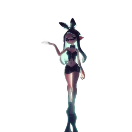 dress, staff, creature, robot transparent PNG cut-out