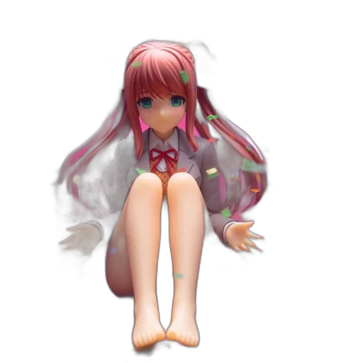 creature, 3d render, concept art, pixel art transparent PNG cut-out