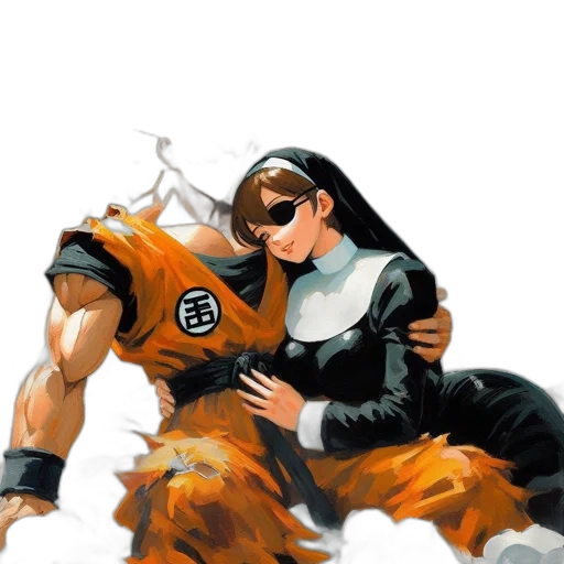 concept art, comic book art, pixel art, anime transparent PNG cut-out