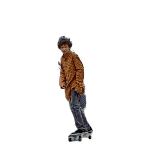 jacket, hat, robot, staff transparent PNG cut-out