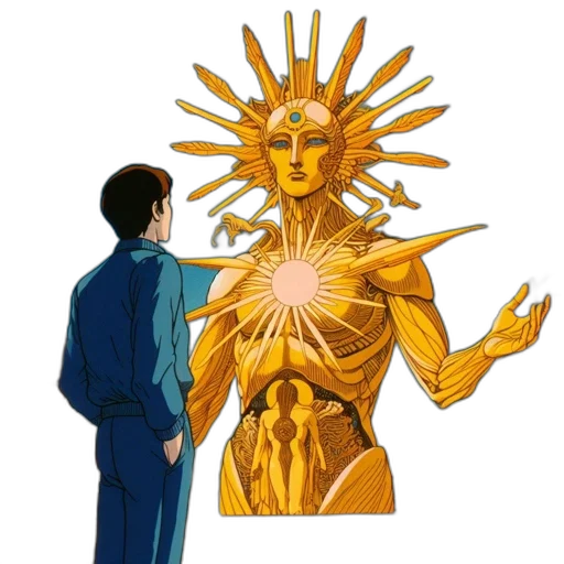 staff, jewelry, crown, robot transparent PNG cut-out