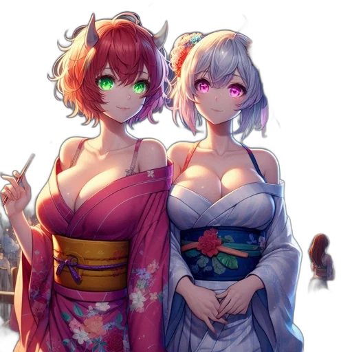 dress, dragon, staff, fantasy art transparent PNG cut-out