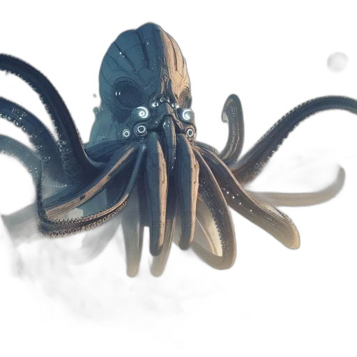 creature, crown, mask, hair transparent PNG cut-out