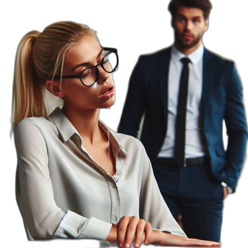 staff, jacket, indoor, scene transparent PNG cut-out
