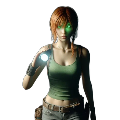 mask, weapon, staff, jacket transparent PNG cut-out