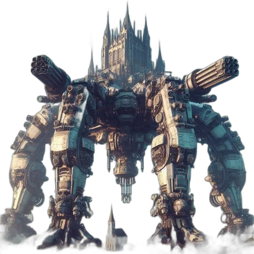 robot, weapon, dragon, concept art transparent PNG cut-out