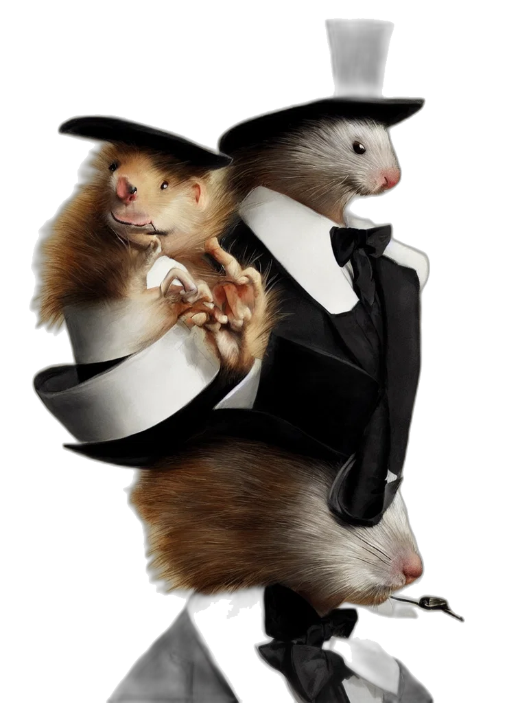 hat, animal, staff, concept art transparent PNG cut-out