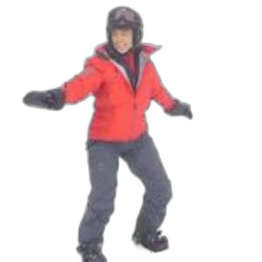 jacket, staff, 3d render, snow transparent PNG cut-out