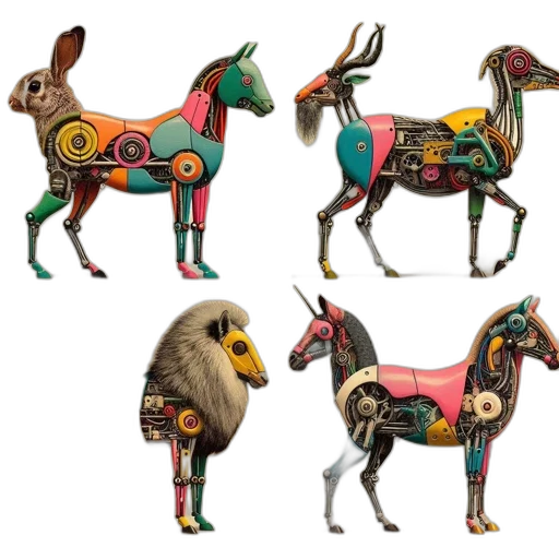 jewelry, animal, concept art, 3d render transparent PNG cut-out