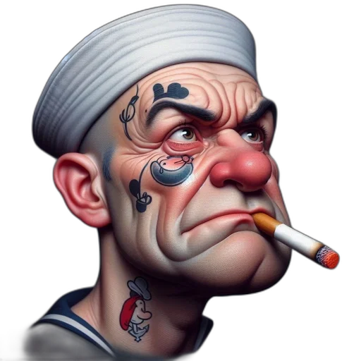 face, mask, cartoon, photorealistic transparent PNG cut-out