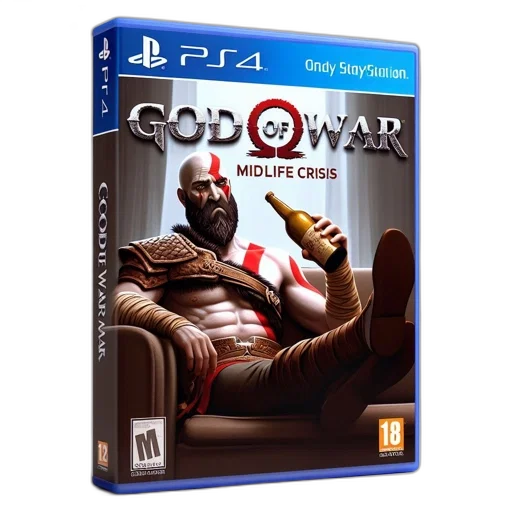 concept art, kratos, god, war transparent PNG cut-out
