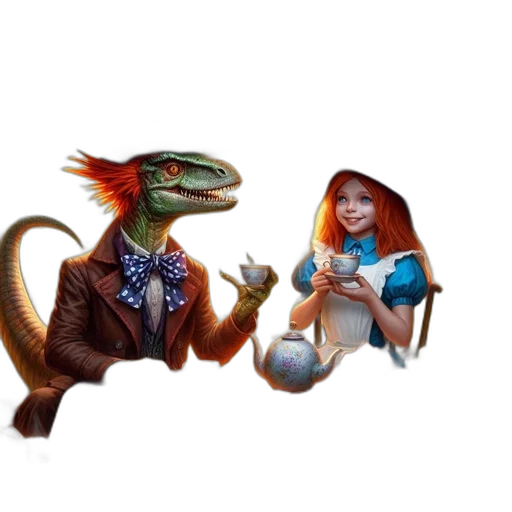 dragon, concept art, fantasy art, 3d render transparent PNG cut-out