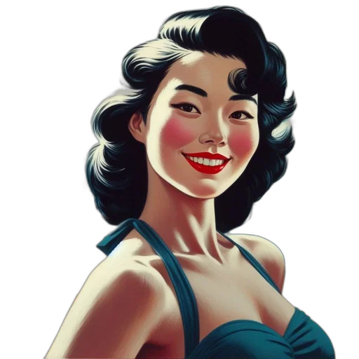 face, dress, jewelry, cartoon transparent PNG cut-out