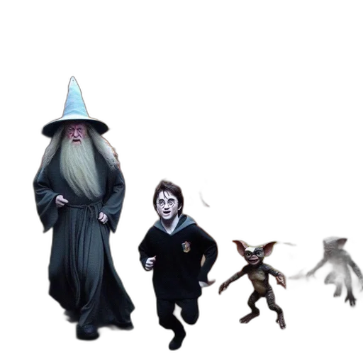 staff, creature, concept art, fantasy art transparent PNG cut-out