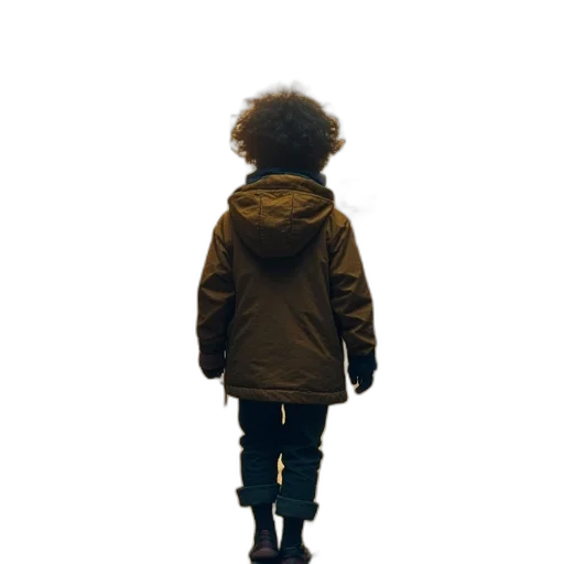 jacket, hair, robot, shoes transparent PNG cut-out
