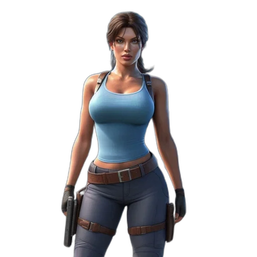 weapon, staff, jacket, face transparent PNG cut-out