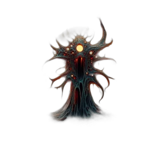 creature, staff, hair, crown transparent PNG cut-out