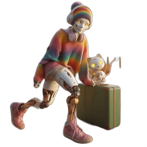 robot, creature, mask, furniture transparent PNG cut-out