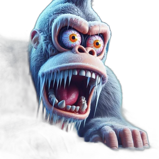 creature, animal, face, staff transparent PNG cut-out