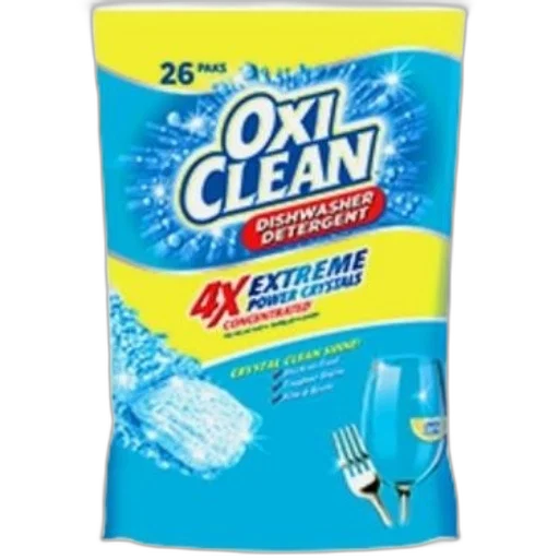 food, oxi, clean, dishwasher transparent PNG cut-out