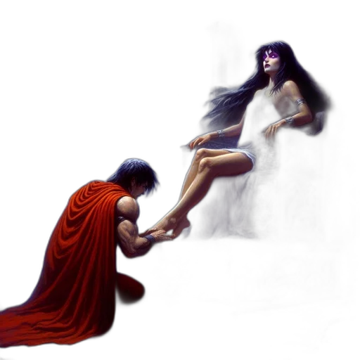 dress, sword, concept art, fantasy art transparent PNG cut-out