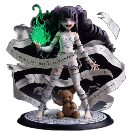 concept art, 3d render, fantasy art, monochrome transparent PNG cut-out