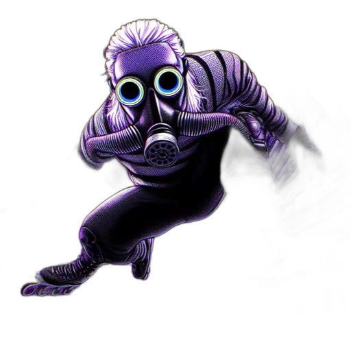 mask, creature, robot, staff transparent PNG cut-out