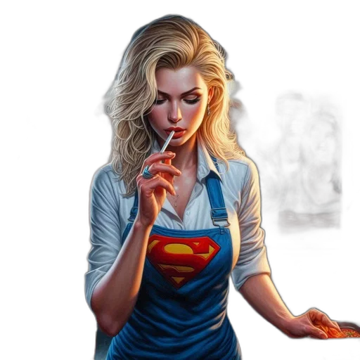 comic book art, oil painting, photorealistic, concept art transparent PNG cut-out