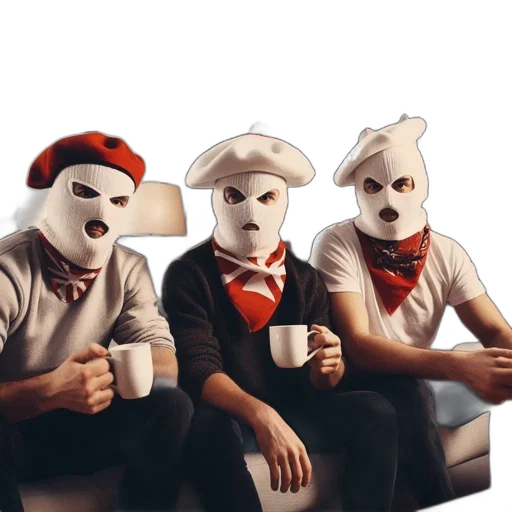 mask, hat, concept art, 3d render transparent PNG cut-out