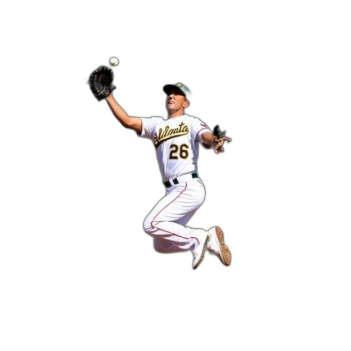 cartoon, concept art, pixel art, baseball transparent PNG cut-out