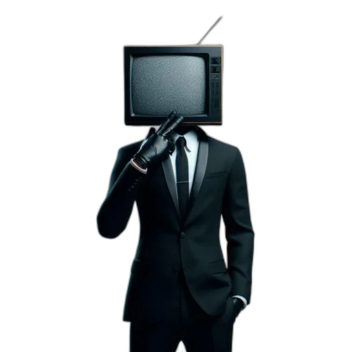 robot, mask, staff, jacket transparent PNG cut-out