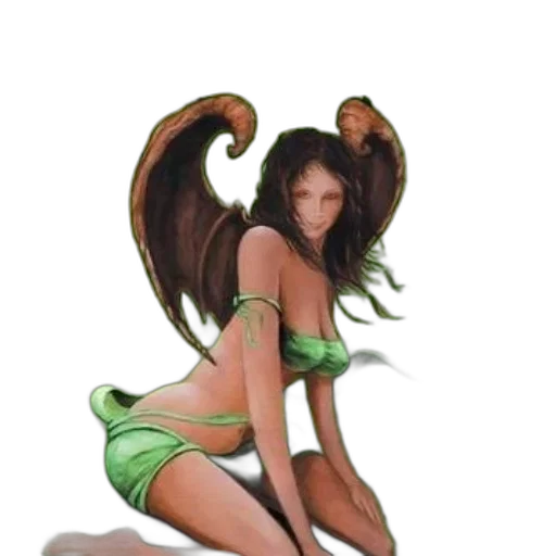 creature, staff, dragon, fantasy art transparent PNG cut-out