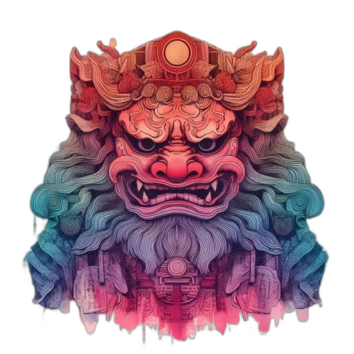 mask, face, crown, dragon transparent PNG cut-out