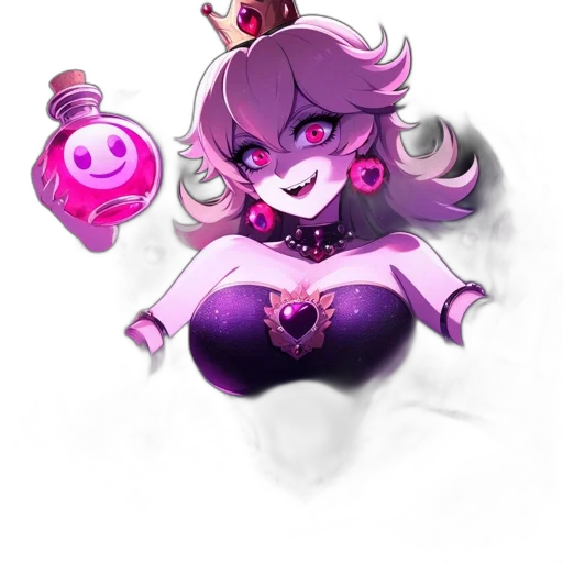 crown, staff, mask, creature transparent PNG cut-out