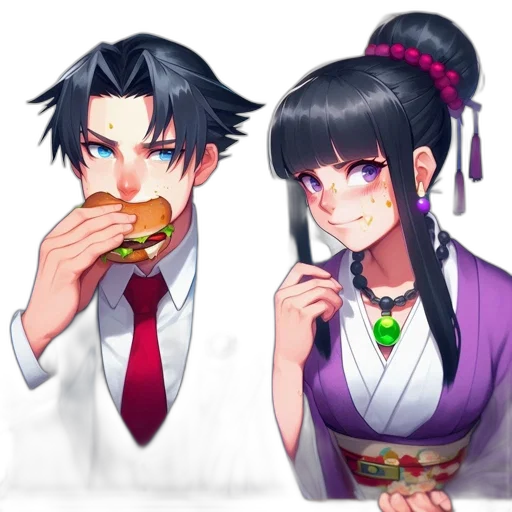 food, pixel art, anime, concept art transparent PNG cut-out