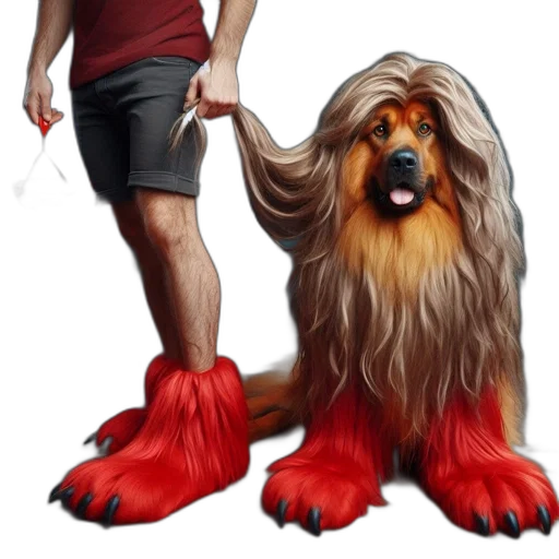 creature, animal, staff, hair transparent PNG cut-out