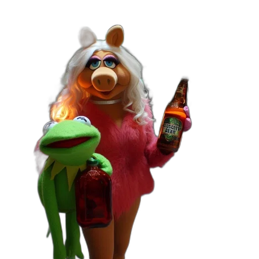 bottle, animal, creature, dress transparent PNG cut-out