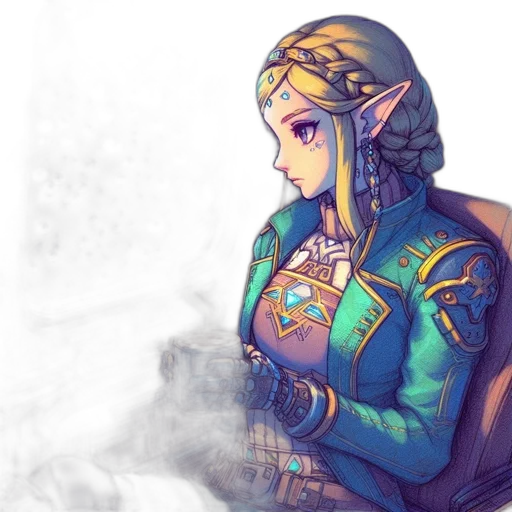 dragon, staff, sword, face transparent PNG cut-out