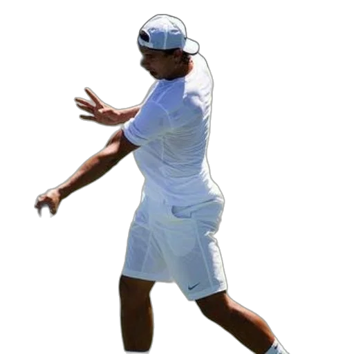 staff, man, white, tennis transparent PNG cut-out